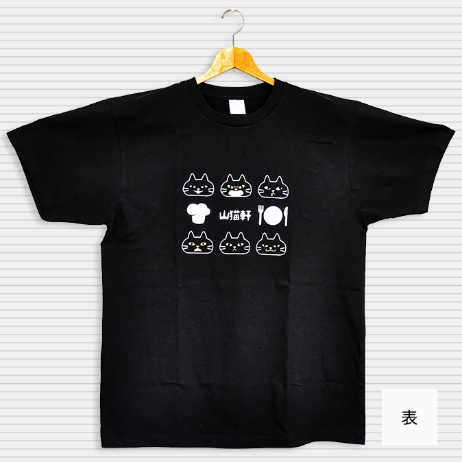 Tシャツ　山猫倶楽部　黑-1