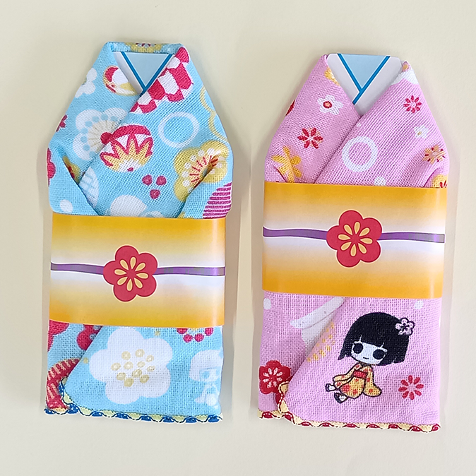 おべべはんガーゼチーフ　2枚セット
